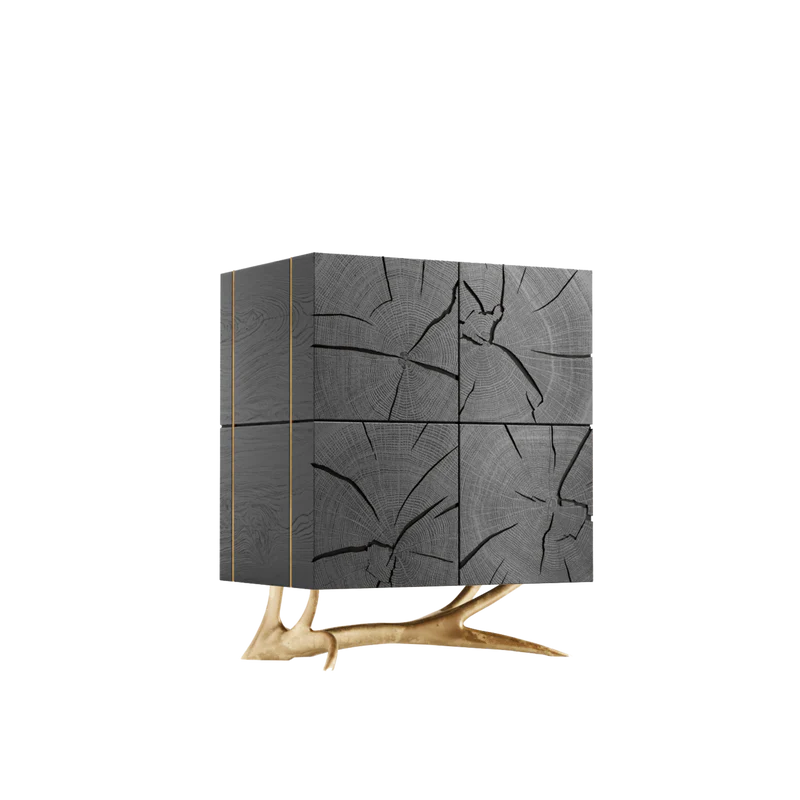 BEAMS bar, picior organic, stejar