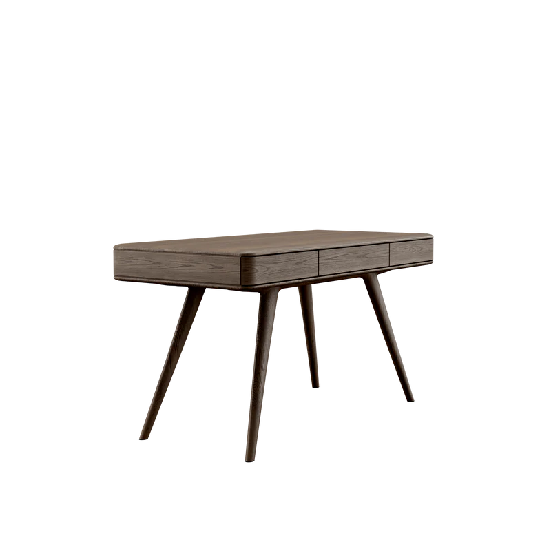 INIA birou, 3 sertare, stejar