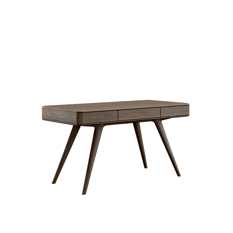 INIA birou, 3 sertare, stejar