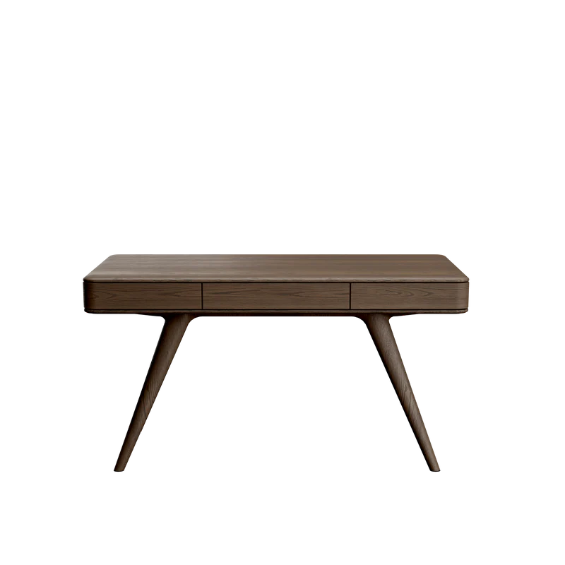 INIA birou, 3 sertare, stejar