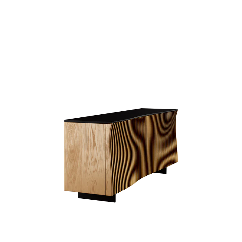 DUNE bufet, 4 uși, stejar