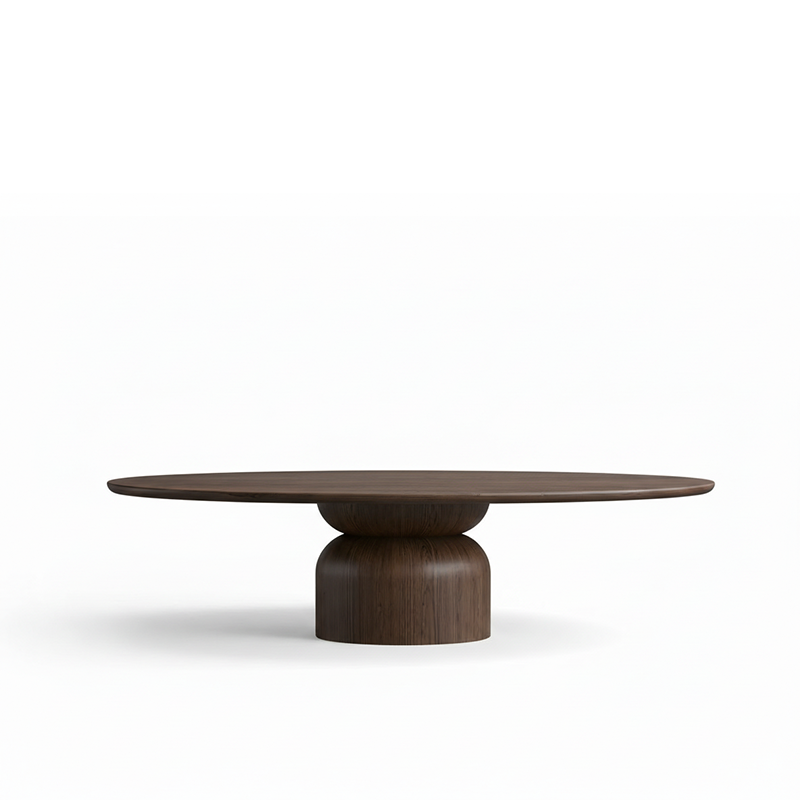 Essenza masă de dining ovală, stejar