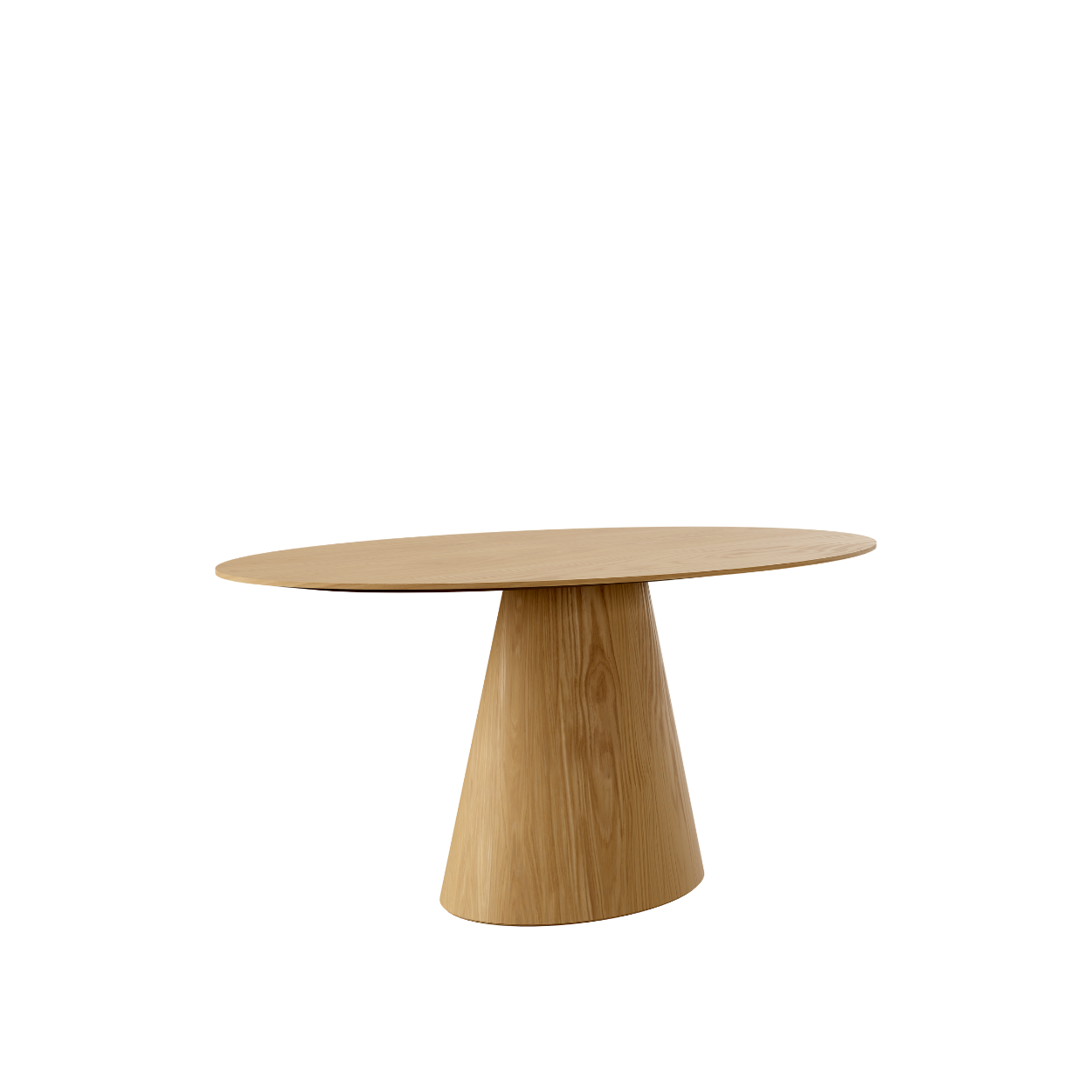 INIA masă de dining ovală, stejar