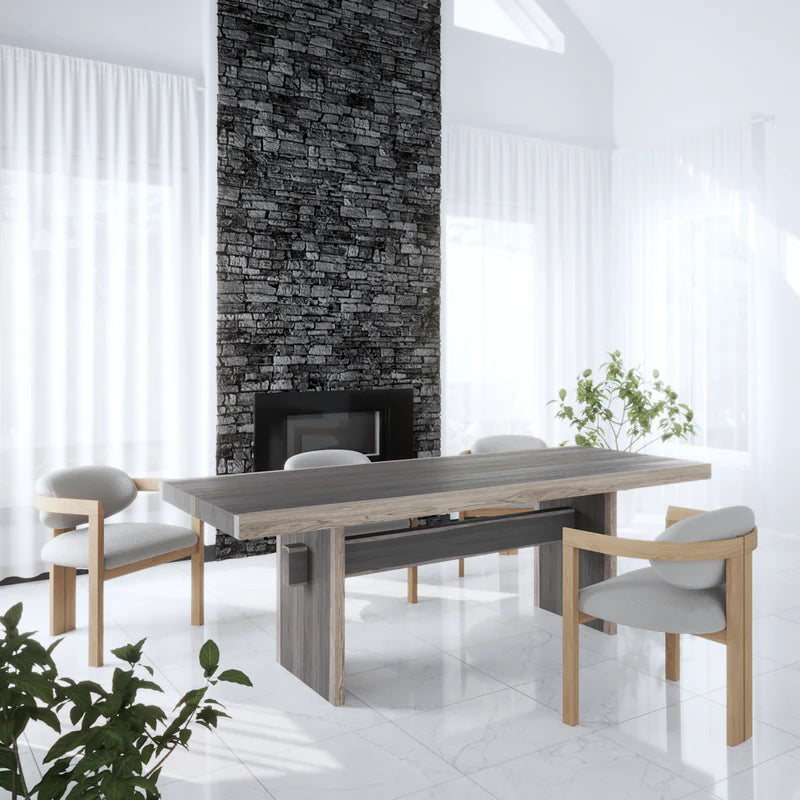 BEAMS masă de dining, stejar