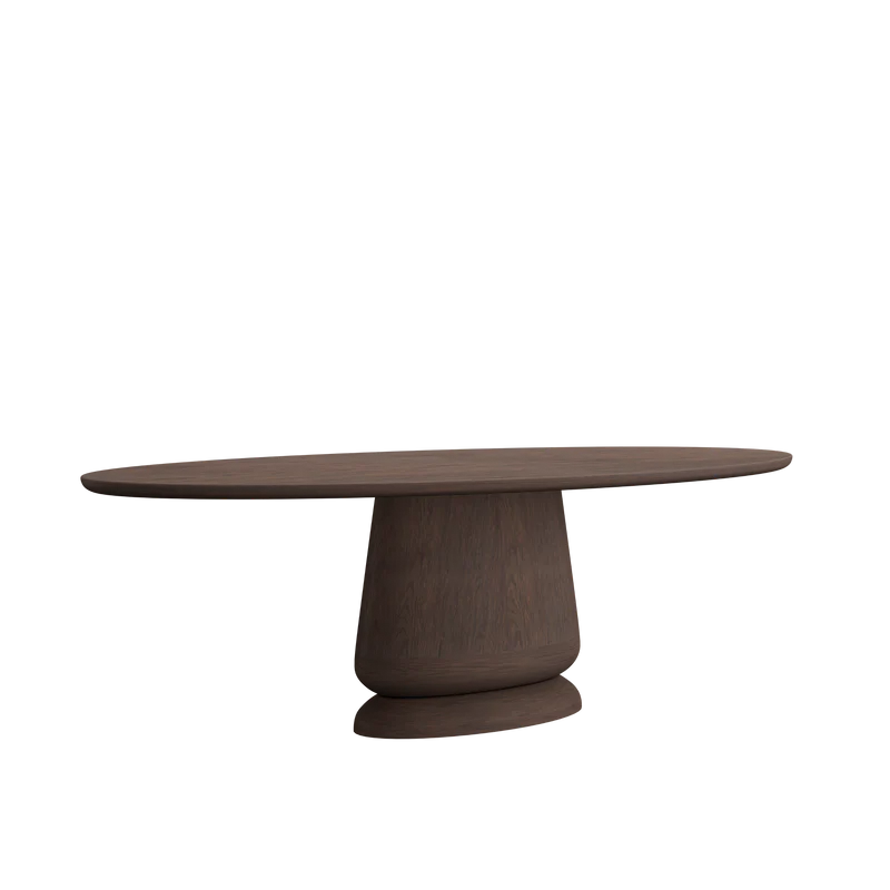 SIRIUS masă de dining ovală, stejar