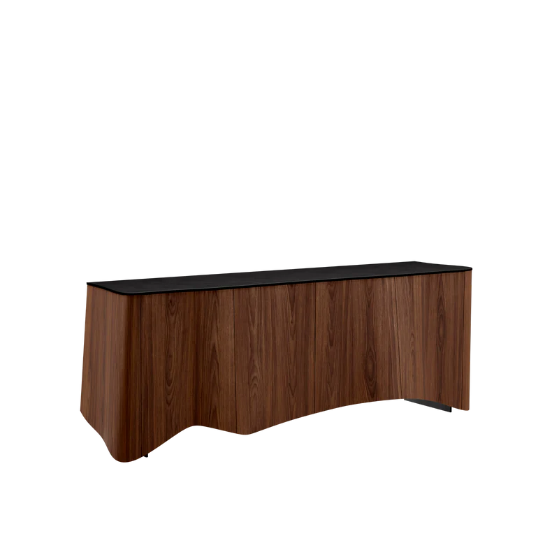 CORTINA bufet, 4 uși, nuc american