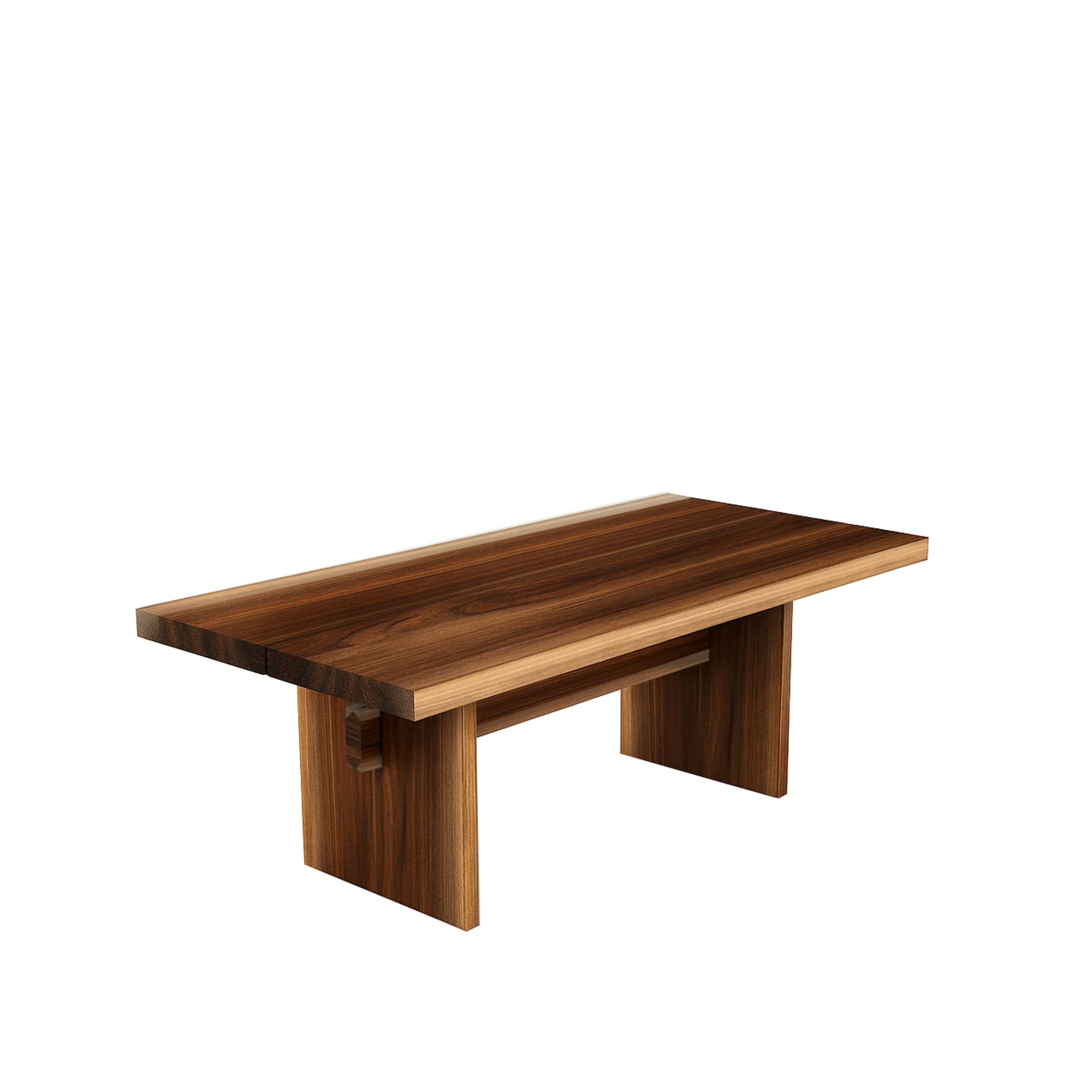 BEAMS masă de dining, nuc american