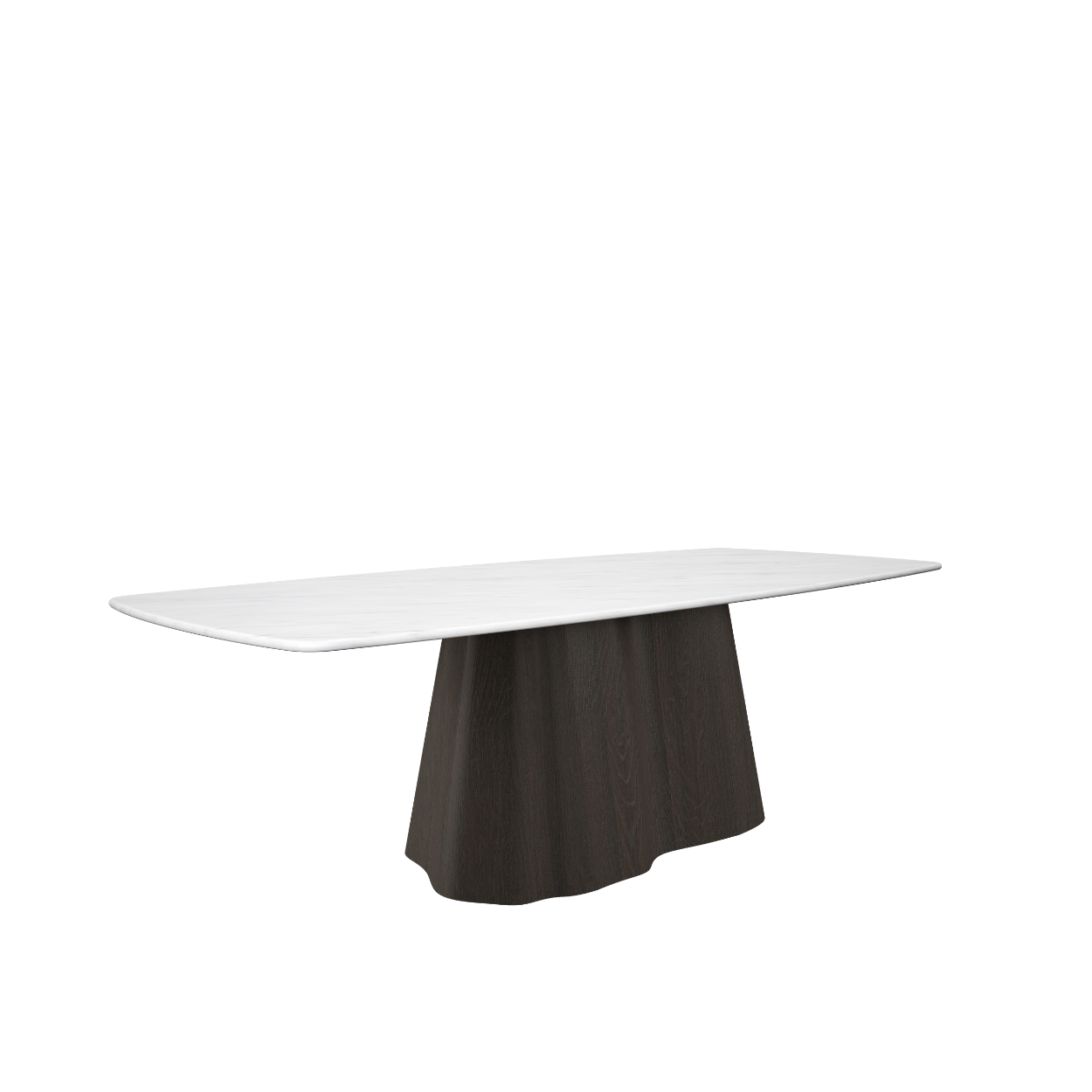 MARILYN masă de dining, stejar, blat ceramică