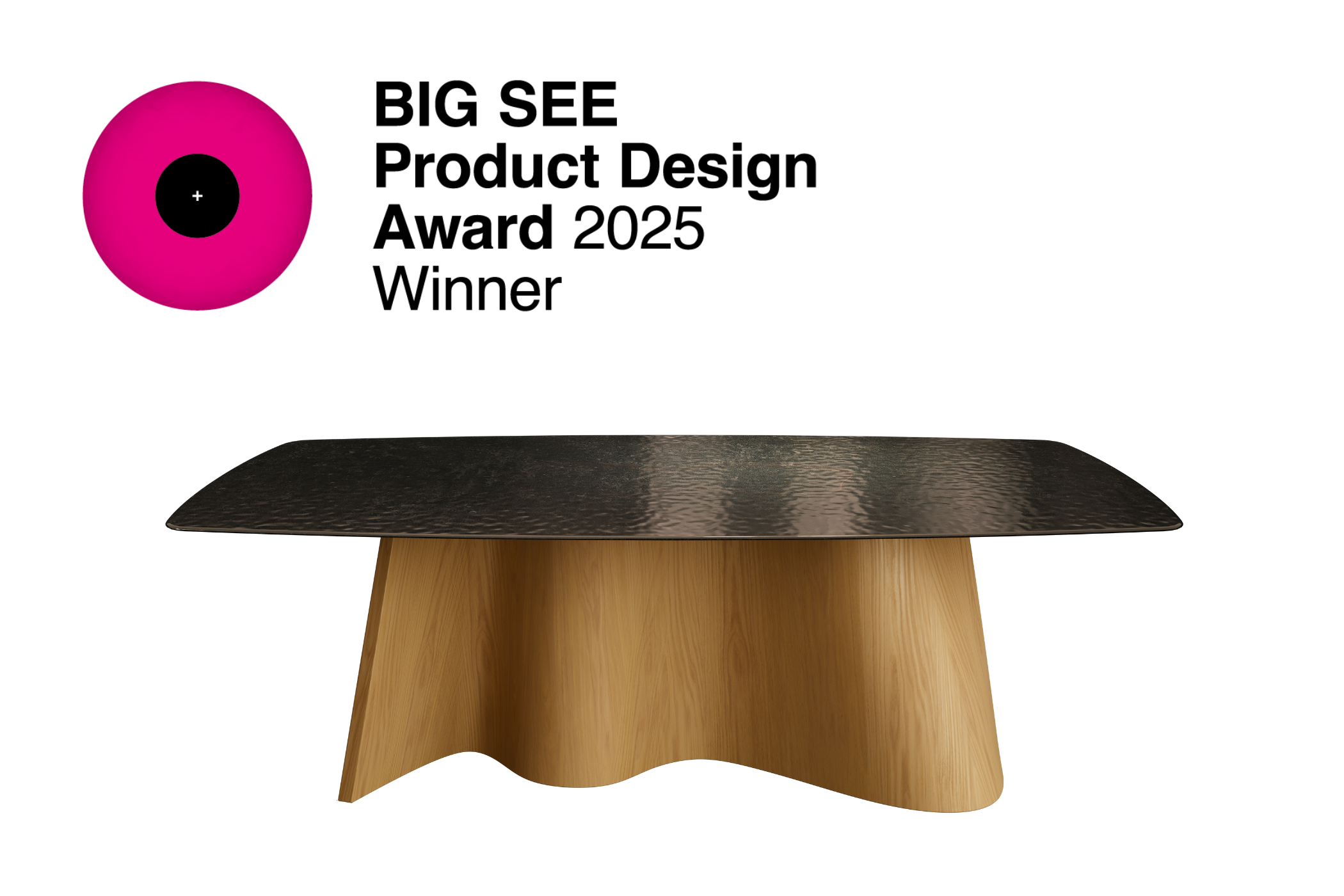 Masa Cortina, distinsă cu BIG SEE Product Design Award 2025