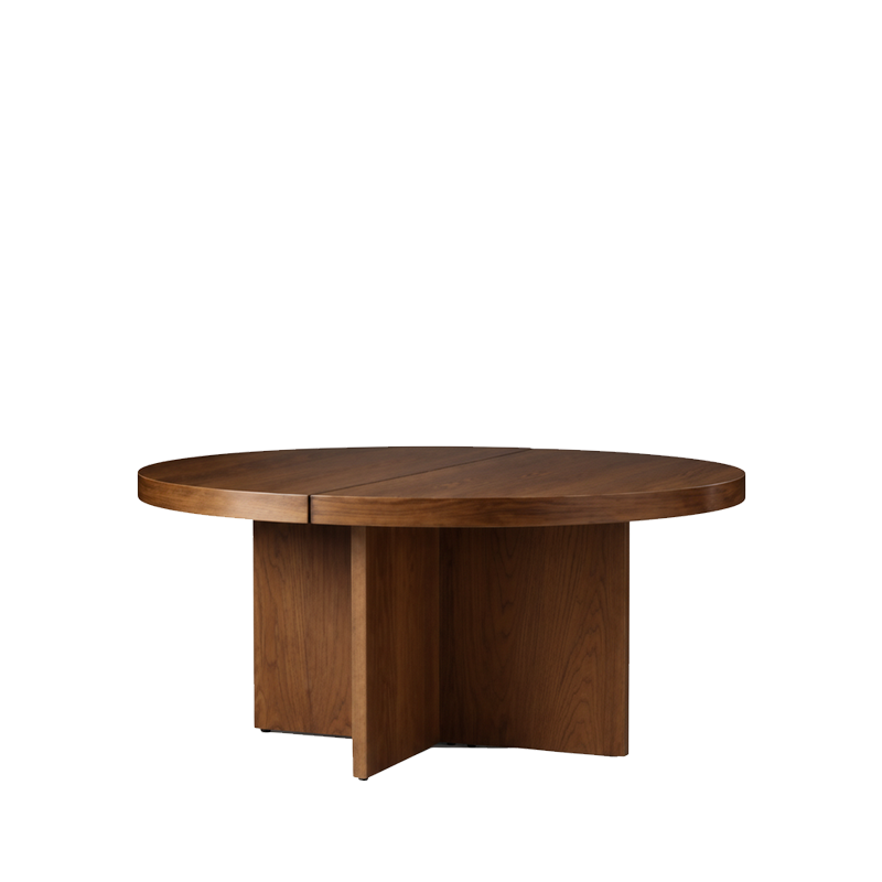 Beams masă rotundă, nuc american