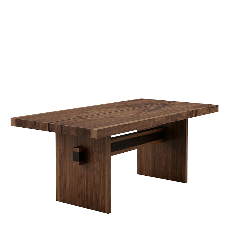 BEAMS masă de dining, nuc american