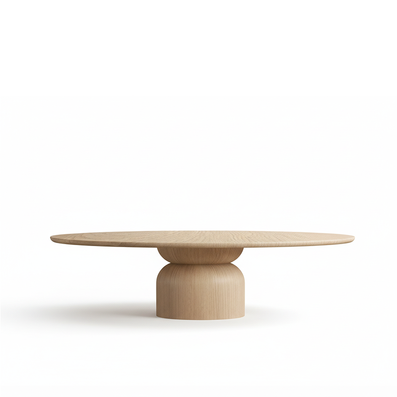 Essenza masă de dining ovală, stejar