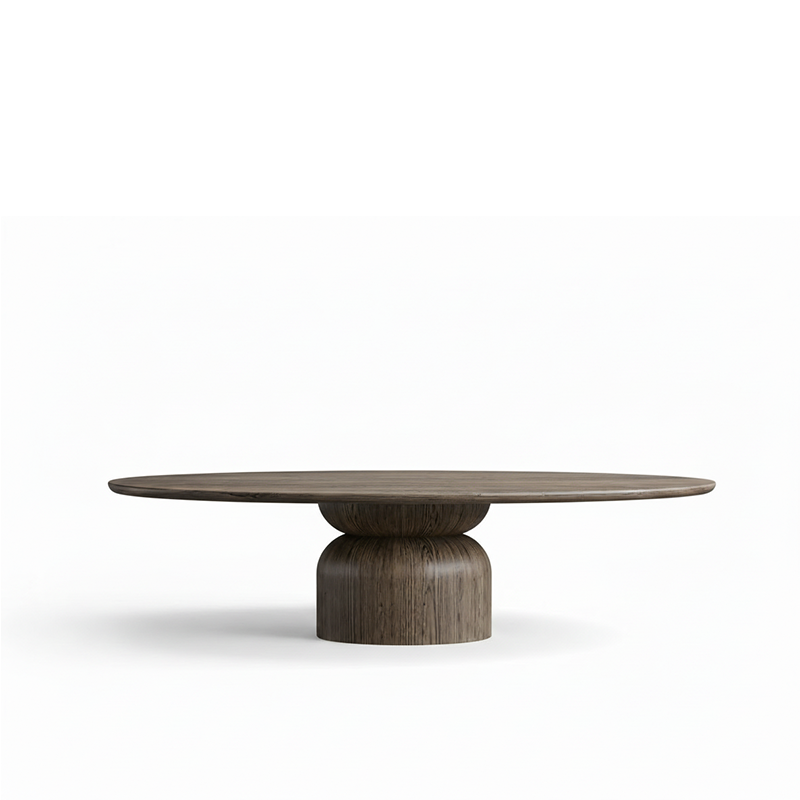 Essenza masă de dining ovală, stejar