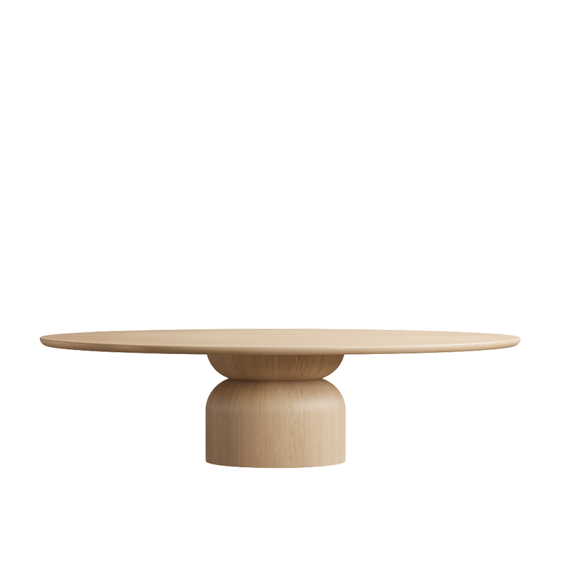 Essenza masă de dining ovală, stejar