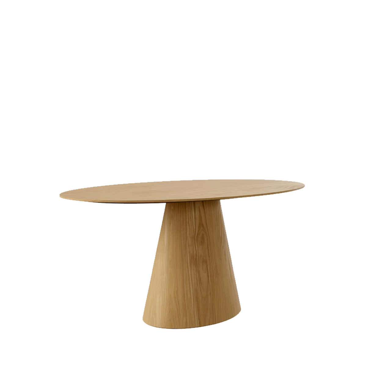Tavolo da pranzo ovale INIA, rovere