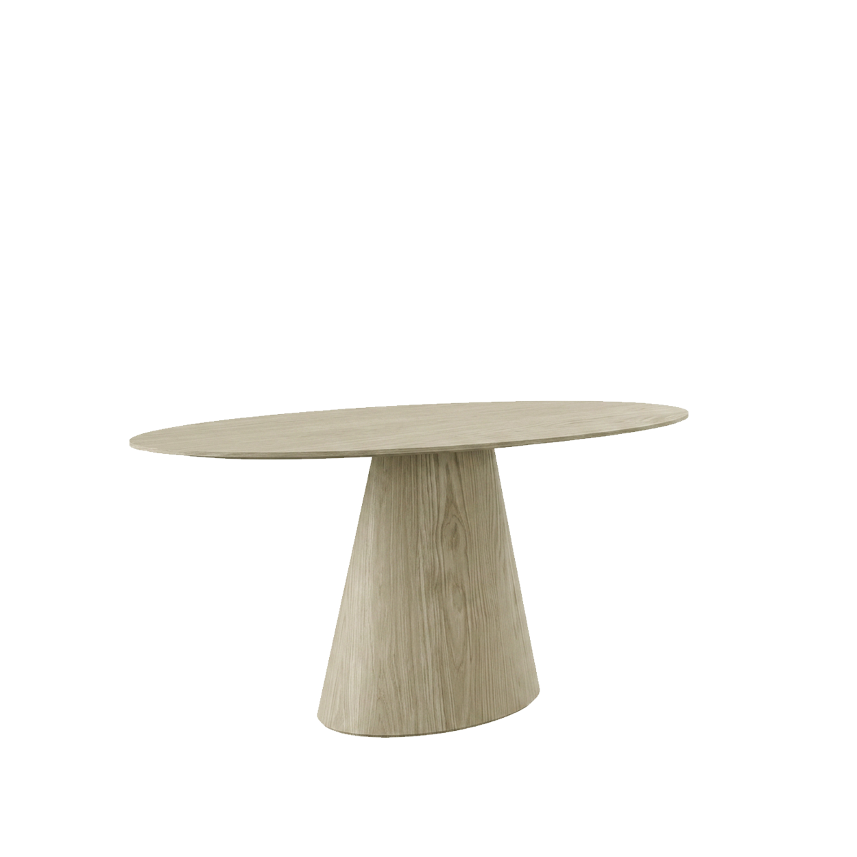 Tavolo da pranzo ovale INIA, rovere